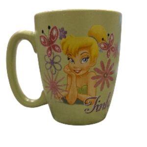 VTG DISNEY STORE EXCLUSIVE FAIRIES TINKERBELL "TINK" CERAMIC COFFEE MUG. 20 OZ.